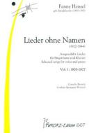 Lieder ohne Namen (1820-1844) Vol. 1 & 2 