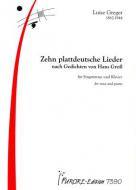 Zehn plattdeutsche Lieder 