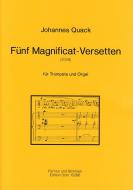 Fünf Magnificat-Versetten 