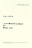 Three Improvisations for Piano Solo 