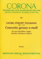 Concerto grosso e-Moll TWV 52:e2 Standard