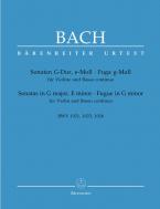 Sonaten G-Dur, e-Moll - Fuge g-Moll Standard