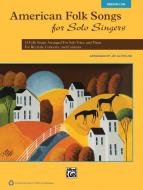 American Folk Songs for Solo Singers 