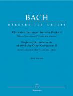 Klavierbearbeitungen fremder Werke II BWV 978-984 Standard