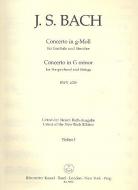 Concerto g-Moll BWV 1058 