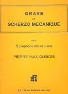 Grave & Scherzo Mecanique Pour Saxophone / Piano 