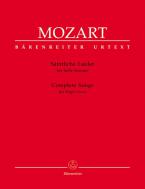 Sämtliche Lieder für hohe Stimme Standard