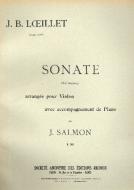 Sonate En Sol Violon et Piano (Salmon) 