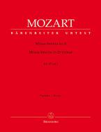 Missa brevis d-Moll KV 65 (61a) Standard