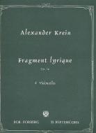 Fragment lyrique, op. 1a 
