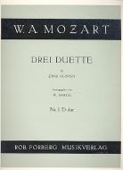 Drei Duette für 2 Flöten - Nr. 1 D-Dur 