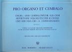Pro Organo et Cembalo 1 