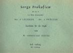 Legende und Prélude, op. 12, 6-7 