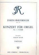 Orgelkonzert Nr. 1 (F-Dur), op. 137 