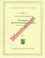 Variationen über ein deutsches Volkslied 