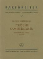 Lyrische Kammermusik 
