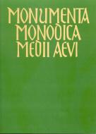 Monumenta Monodica Medii Aevi 