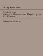 Variationen über ein Menuett von Joseph Haydn op. 29 