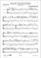 Sonata No. 1 from Clarinet Method 