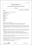 Conte Musical Sans se Retourner 