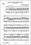Songs Without Words Op. 38 No. 3 