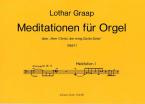 Meditationen für Orgel 