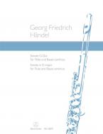 Sonate G-Dur für Flöte und Basso continuo HWV deest Standard