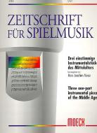 Drei einstimmige Instrumentalstücke des Mittelalters 