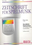 Drei jüdische Hochzeitstänze nach überlieferten Melodien 