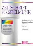 Zwei Sätze aus dem Glogauer Liederbuch 