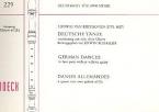 Deutsche Tänze, vierstimmig mit oder ohne Gitarre 