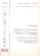 Canzonen zu vier Stimmen 