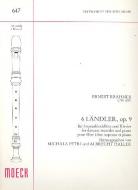 6 Ländler, op. 9 