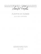Automne et Aubade pour deux clarinettes 