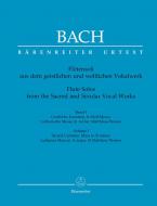 Flötensoli aus dem geistlichen und weltlichen Vokalwerk 1 Standard