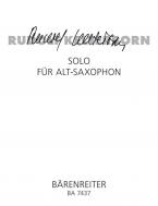 Solo für Alt-Saxophon 