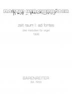 zeit raum I: ad fontes 