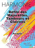 Defile des majorettes, tambours et clairons 