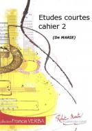 Etudes courtes cahier 2 