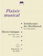 Sololiteratur des Hochbarock für Altblockflöte 