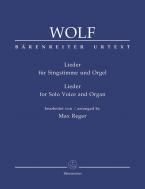 Lieder für Singstimme und Orgel Standard