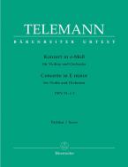 Konzert in e-Moll TWV 51:E3 