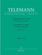 Konzert C-Dur für Violine und Orchester TWV 51:C2 