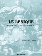 Le Lexique 