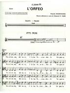 L'orfeo, Opéra en 5 actes et un prologue 