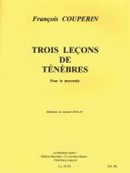 3 Lecons de Tenebres, pour le mercredy 