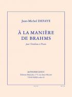 À la manière de brahms 