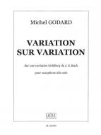 Variation sur Variation pour Saxophone Alto Seul [éd. Bg] 