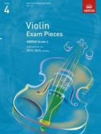 Violin Exam Pieces 2012-2015, ABRSM Grade 4 