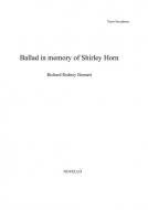 Ballad in Memory of Shirley Horn 